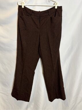 Lane Bryant Dark Brown Boot-Cut Dress Pants
